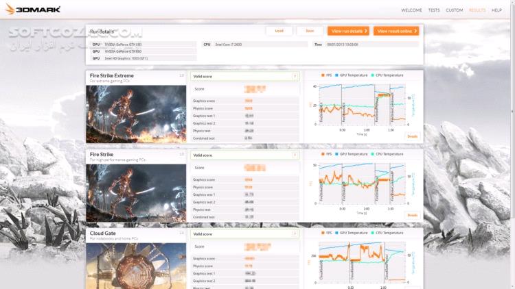 دانلود Futuremark 3DMark 2.21.7309 Advanced Professional - دانلود تست کارت گرافیک - سافت گذر