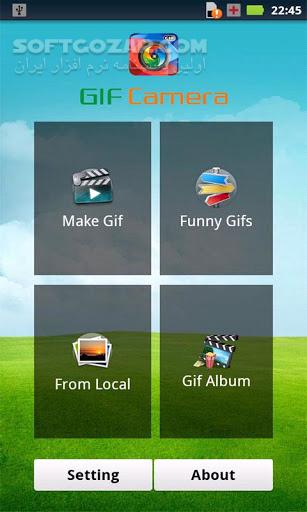 دانلود GIF Camera 2.0.1 for Android +2.3 - دانلود ساخت تصاویر متحرکت (GIF) برای اندروید - سافت گذر