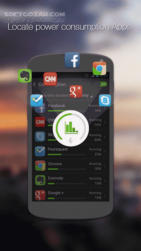 دانلود GO Battery Saver & Plus Widget 5.8.5 for Android +2.3 - دانلود افزونه مدیریت مصرف باتری برای GO Launcher برای اندروید - سافت گذر