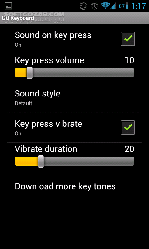 دانلود GO Keyboard Prime 4.03 / Pro 1.60 + Plugin for Android - دانلود کیبورد گو برای اندروید - سافت گذر