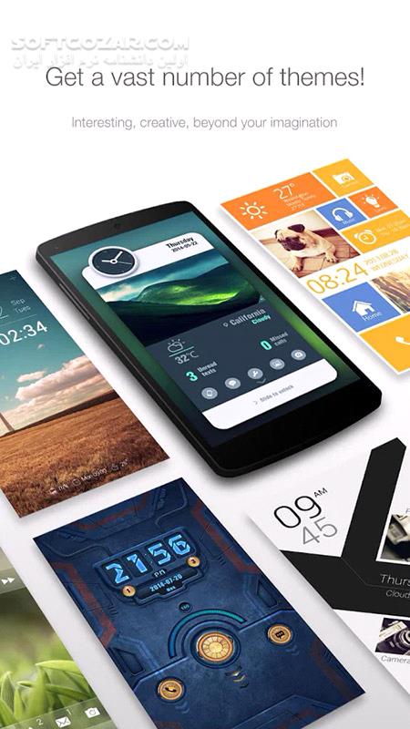 دانلود GO Locker 6.06 + 71 Theme for Android +4.0 - دانلود لاک اسکرین گو برای اندروید - سافت گذر