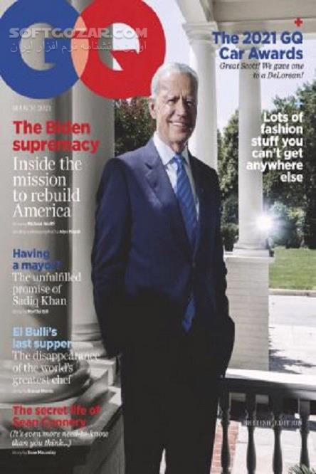 دانلود مجله تخصصی مد و لباس آقایان - دانلود کتاب مجله GQ UK مارس 2021 - سافت گذر