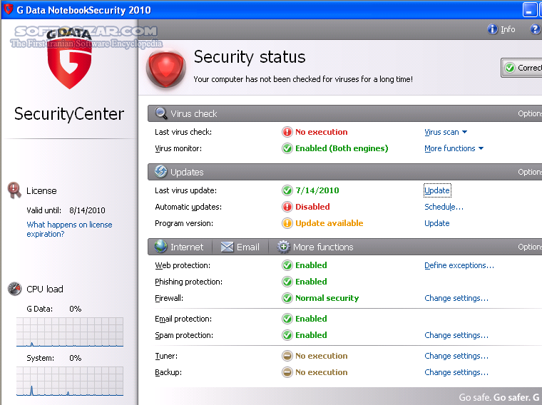 دانلود G Data Rescue BootCD 2013-12-02 - دانلود دیسک نجات آنتی ویروس G Data (به روز شده تا 11 آذر 1392) - سافت گذر