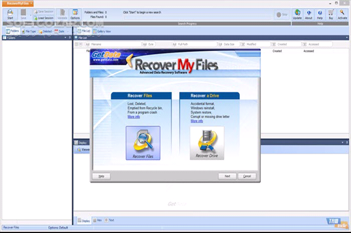 دانلود GetData Recover My Files Professional 5.2.1.1964 - دانلود یکی ازقوی‌ترین نرم افزار بازگردانی اطلاعات سیستم - سافت گذر