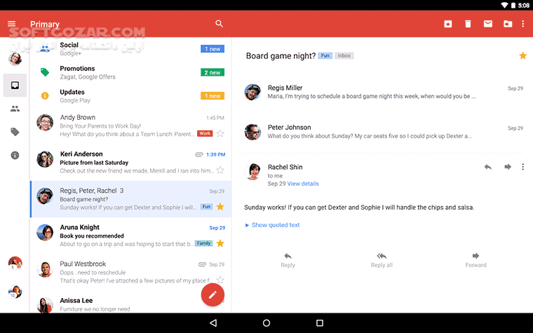 دانلود Google Gmail 2025.04.06 for Android +6.0 - دانلود جیمیل برای اندروید - سافت گذر