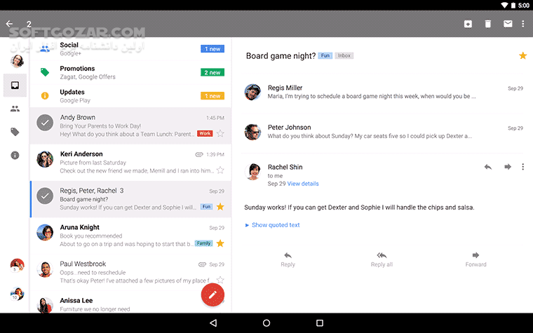 دانلود Google Gmail 2025.04.06 for Android +6.0 - دانلود جیمیل برای اندروید - سافت گذر