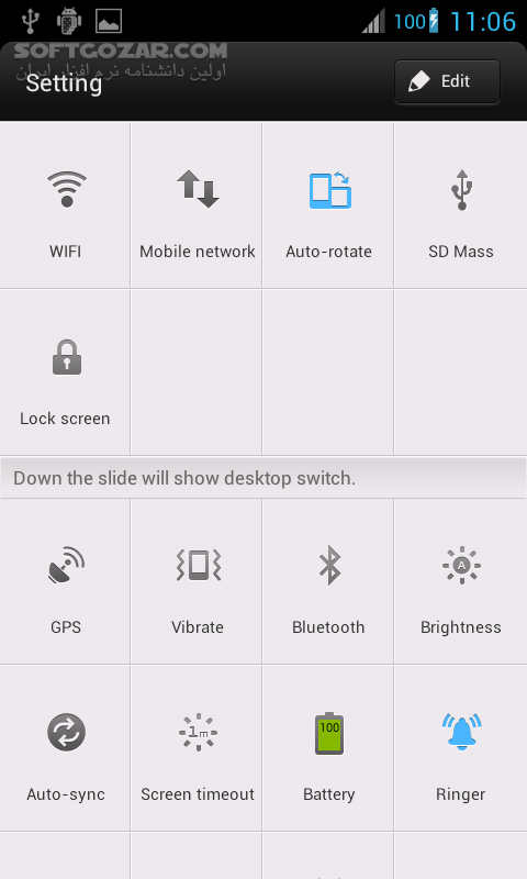 دانلود GO Switch Widget 1.81 for Android +2.2 - دانلود افزونه سوئیچ برای GO Launcher برای اندروید - سافت گذر