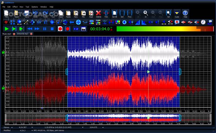دانلود GoldWave 7.03 (x64) + Portable - دانلود ویرایش صدا - سافت گذر