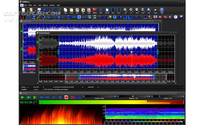 دانلود GoldWave 7.03 (x64) + Portable - دانلود ویرایش صدا - سافت گذر