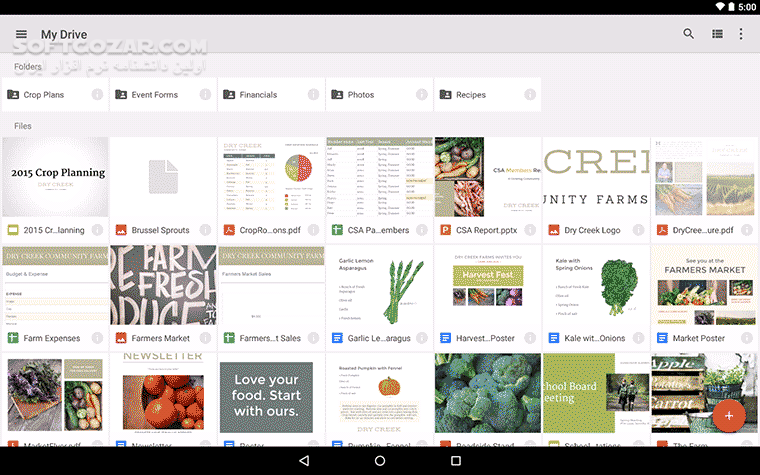 دانلود Google Drive 2.25.100.1 for Android +6.0 - دانلود گوگل درایو اندروید برای اندروید - سافت گذر