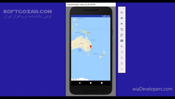 دوره آموزش ویدئویی برنامه نویسی گوگل مپ در اندروید استودیو به زبان فارسی تصاویر نرم افزار  - سافت گذر