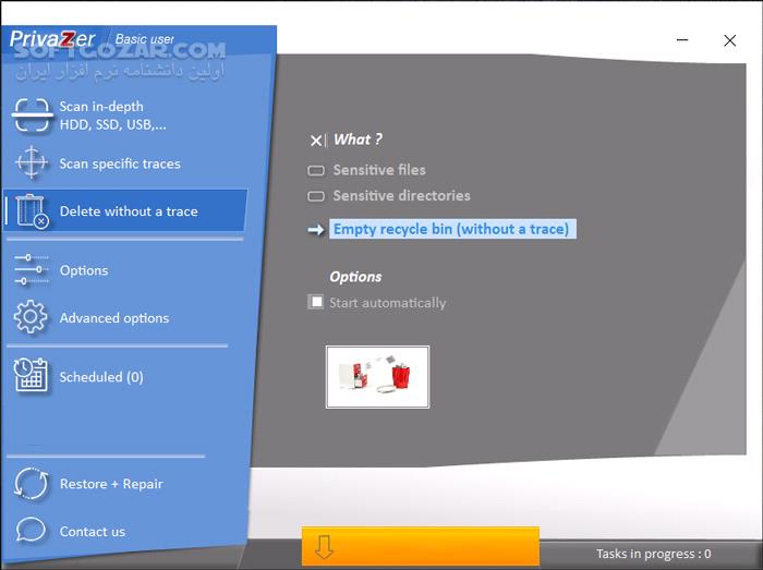 دانلود Goversoft Privazer 4.0.87 - دانلود پاک‌سازی عمیق سیستم و حفاظت از حریم خصوصی - سافت گذر