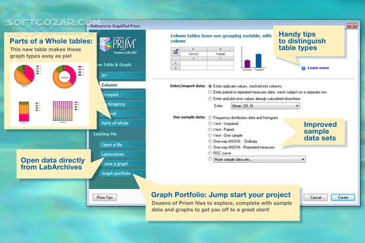 دانلود GraphPad Prism 10.2.3.403 / macOS - دانلود نرم افزار حرفه ای برای حل مسائل آماری و گراف های علمی - سافت گذر