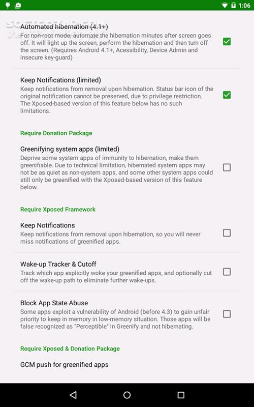 دانلود Greenify 4.7.5 for Android +4.1 - دانلود گرینیفی برای اندروید - سافت گذر