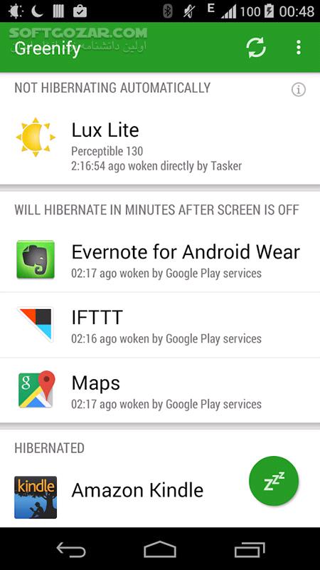 دانلود Greenify 4.7.5 for Android +4.1 - دانلود گرینیفی برای اندروید - سافت گذر