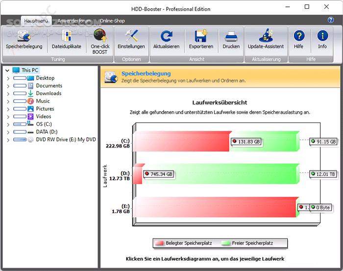 دانلود HDD-Booster Professional 2.004 - دانلود بهینه سازی هارد دیسک - سافت گذر