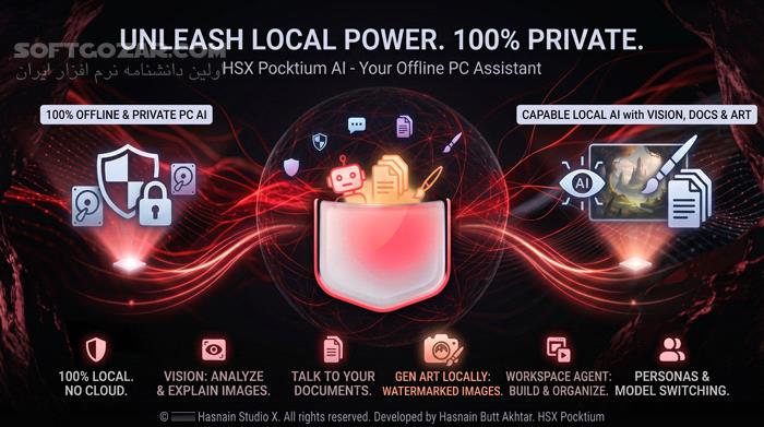 دانلود HSX Pocktium AI 1.2.8 (هوش مصنوعی آفلاین) با لینک مستقیم و کرک معتبر