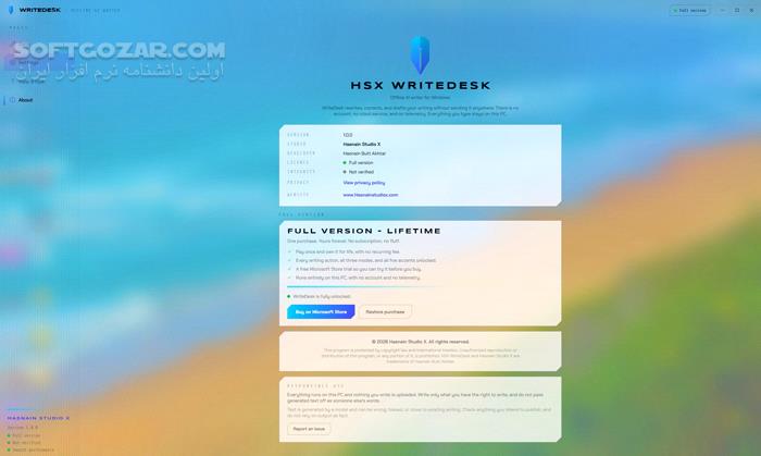 دانلود HSX WriteDesk 1.0.1 (تولید متن با هوش مصنوعی) با لینک مستقیم و کرک معتبر
