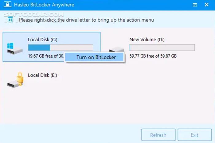 دانلود Hasleo BitLocker Anywhere 9.4 - دانلود مدیریت بیت لاکر - سافت گذر