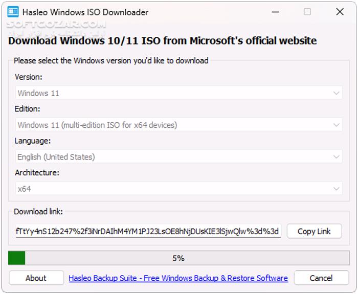دانلود Hasleo Windows ISO Downloader 3.0.2 - دانلود دانلود ویندوز از سایت مایکروسافت - سافت گذر