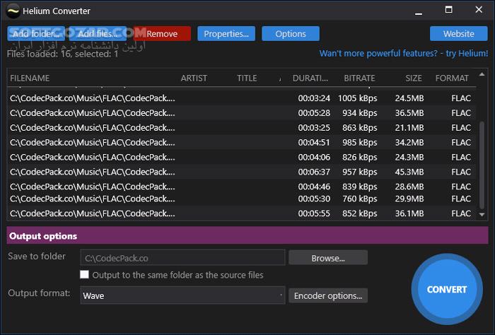دانلود Helium Converter 3.3.69.0 - دانلود مبدل صوتی - سافت گذر