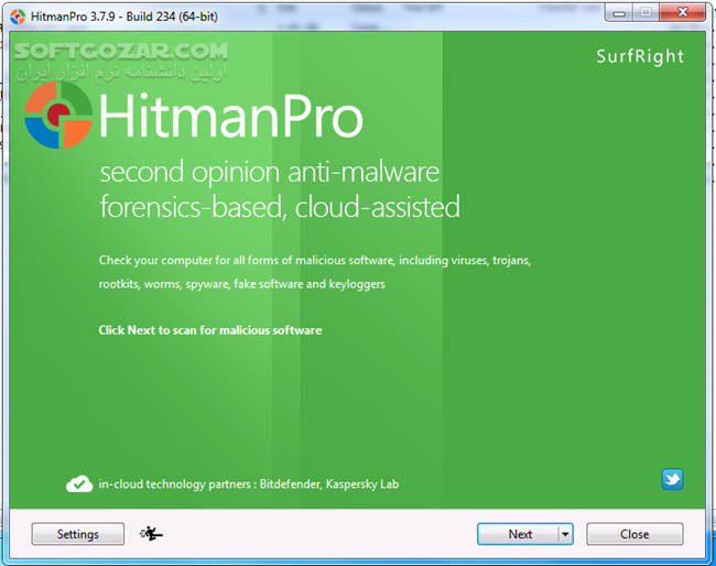 دانلود HitmanPro 3.8.42 Build 338 - دانلود ضد ویروس هیتمن - سافت گذر