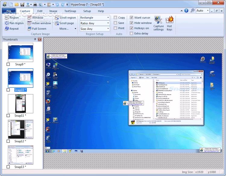 دانلود HyperSnap 9.5.3 - دانلود هایپر اسنپ عکس گرفتن از صفحه نمایش - سافت گذر