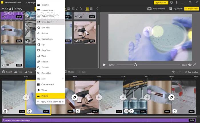 دانلود Icecream Video Editor Pro 3.22 - دانلود ویرایش ویدئو - سافت گذر
