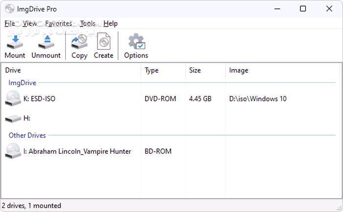 دانلود ImgDrive Pro 2.1.3 - دانلود ایجاد و مدیریت درایو مجازی - سافت گذر