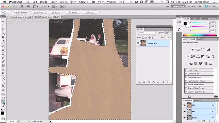 دانلود InfiniteSkills - Photo Restoration With Photoshop Training Video - دانلود فیلم آموزش ترمیم عکس با فتوشاپ - سافت گذر