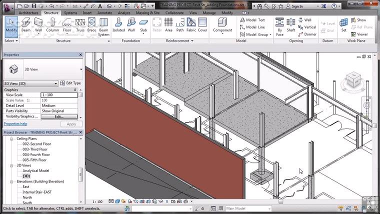 InfiniteSkills – Learning Revit Structure 2014 تصاویر نرم افزار  - سافت گذر