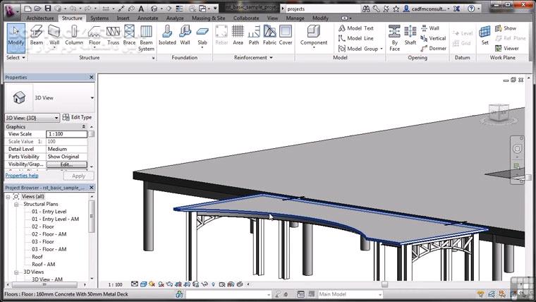 InfiniteSkills – Learning Revit Structure 2014 تصاویر نرم افزار  - سافت گذر