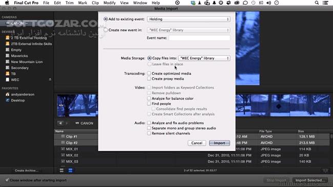 دانلود InfiniteSkills - Learning Final Cut Pro X For Mavericks - دانلود فیلم آموزش کار با نرم‌افزار فاینال کات پرو ایکس در سیستم عامل ماوریکس - سافت گذر