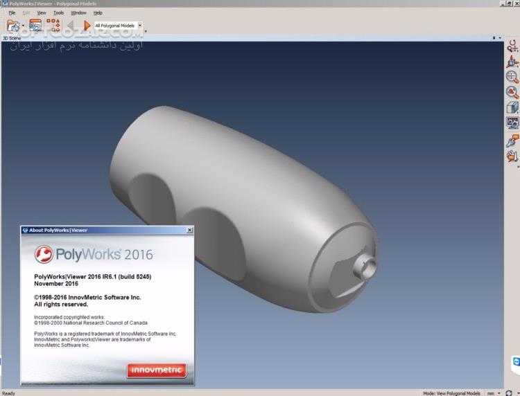 دانلود InnovMetric PolyWorks Metrology Suite 2022 IR6.1 / 2021 IR10 / 2020 IR10.1 / 2019 IR10 - دانلود مترولوژی سه بعدی و مدل سازی چند ضلعی پلی ورک - سافت گذر