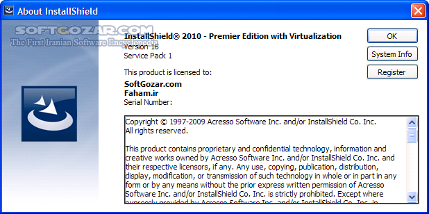دانلود InstallShield 2021 R1 Premier Edition 27.0.0.58 / 2020 / 2018 - دانلود ابزار ساخت نسخهٔ نصبی نرم‌افزارها - سافت گذر