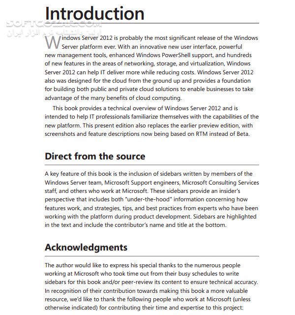 دانلود Introducing Windows Server 2012 - دانلود کتاب آموزش ویندوز سرور 2012 - سافت گذر