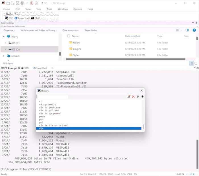 دانلود JP Software Take Command 33.00.9 - دانلود مدیریت خط فرمان ویندوز - سافت گذر