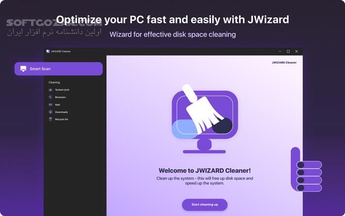 دانلود JWIZARD Cleaner 1.5.0.25 - دانلود پاکسازی ویندوز - سافت گذر