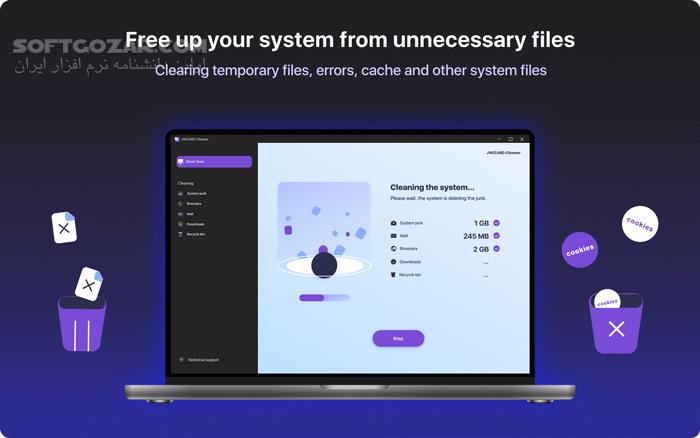 دانلود JWIZARD Cleaner 1.5.0.25 - دانلود پاکسازی ویندوز - سافت گذر
