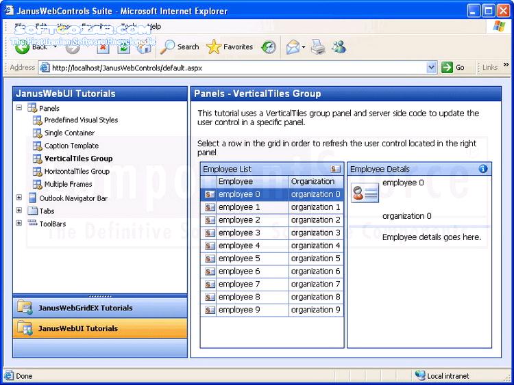 دانلود Janus ASP.NET Server Controls 3.0.0.56 / WinForms Controls Suite 4.0.42.0 - دانلود جدیدترین نسخه کامپوننت های وبی و ویندوزی شرکت جانوس - سافت گذر