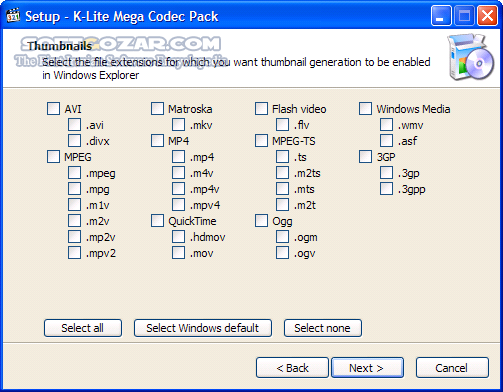 دانلود K-Lite Codec Pack 18.9.0 Mega - دانلود پخش فیلم و صدا کالایت - سافت گذر