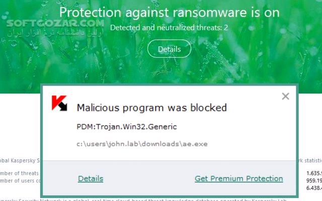 دانلود Kaspersky Anti-Ransomware Tool 6.5.0.151 Business - دانلود ضد باج افزار کسپرسکی - سافت گذر