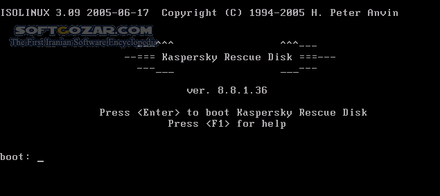 دانلود Kaspersky Rescue Disk 18.0.11.3 Update 2025.04.20 - دانلود دیسک نجات کسپرسکی - سافت گذر