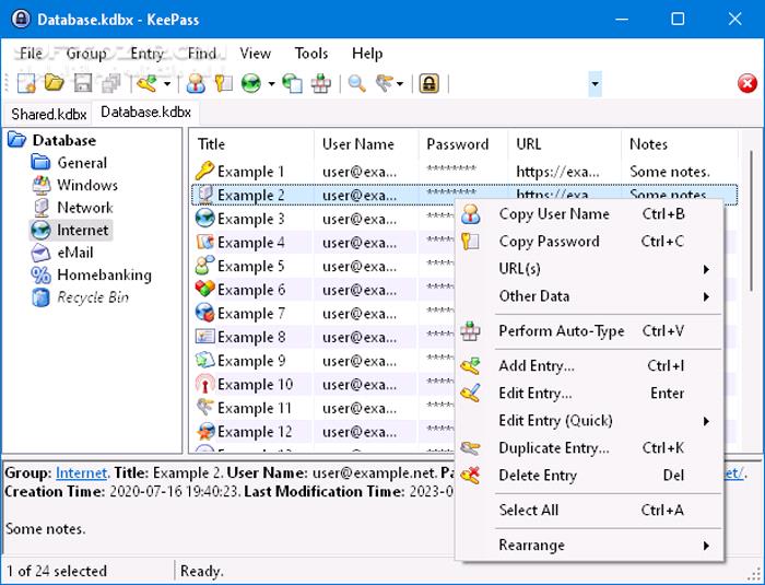 دانلود KeePass Password Safe 3.65.1 - دانلود مدیریت پسورد - سافت گذر