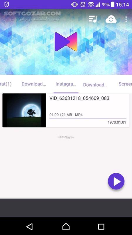 دانلود KMPlayer 35.03.181 / Plus 35.03.181 for Android +7.0 - دانلود کا ام پلیر موبایل برای اندروید - سافت گذر
