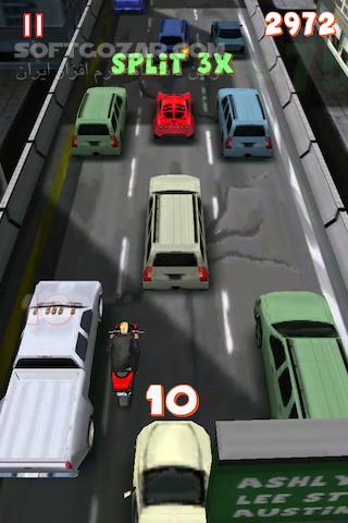 دانلود Lane Splitter 5.1.0 for Android - دانلود بازی موتور سواری پرسرعت برای اندروید - سافت گذر