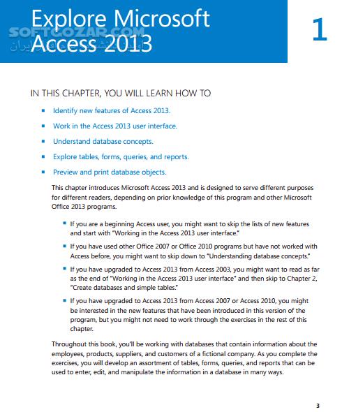 دانلود Microsoft Access 2013 Step By Step - دانلود کتاب مایکروسافت اکسس 2013 - سافت گذر