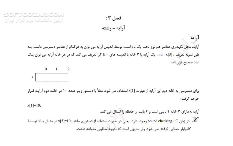 دانلود آموزش برنامه نویسی سی پلاس پلاس‎ - دانلود کتاب کتاب آموزشی برنامه نویسی ++C - سافت گذر