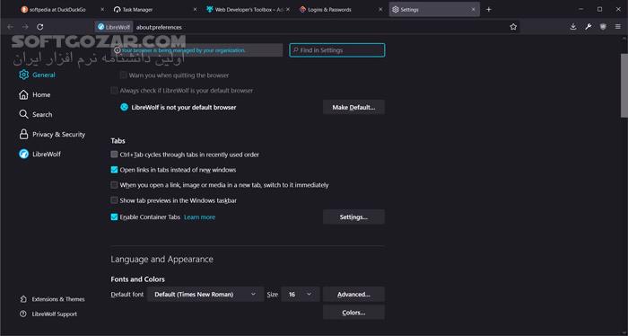 دانلود LibreWolf v130.0-1 - دانلود مرورگر لیبرولف - سافت گذر