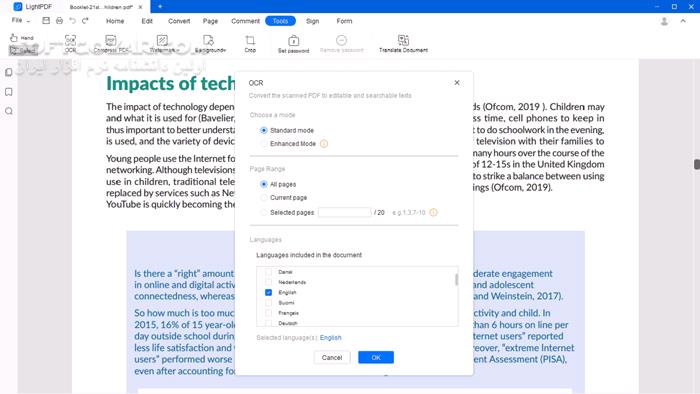 دانلود LightPDF Editor 2.15.8.6 Build 02/20/2025 - دانلود ویرایش فایل های PDF - سافت گذر